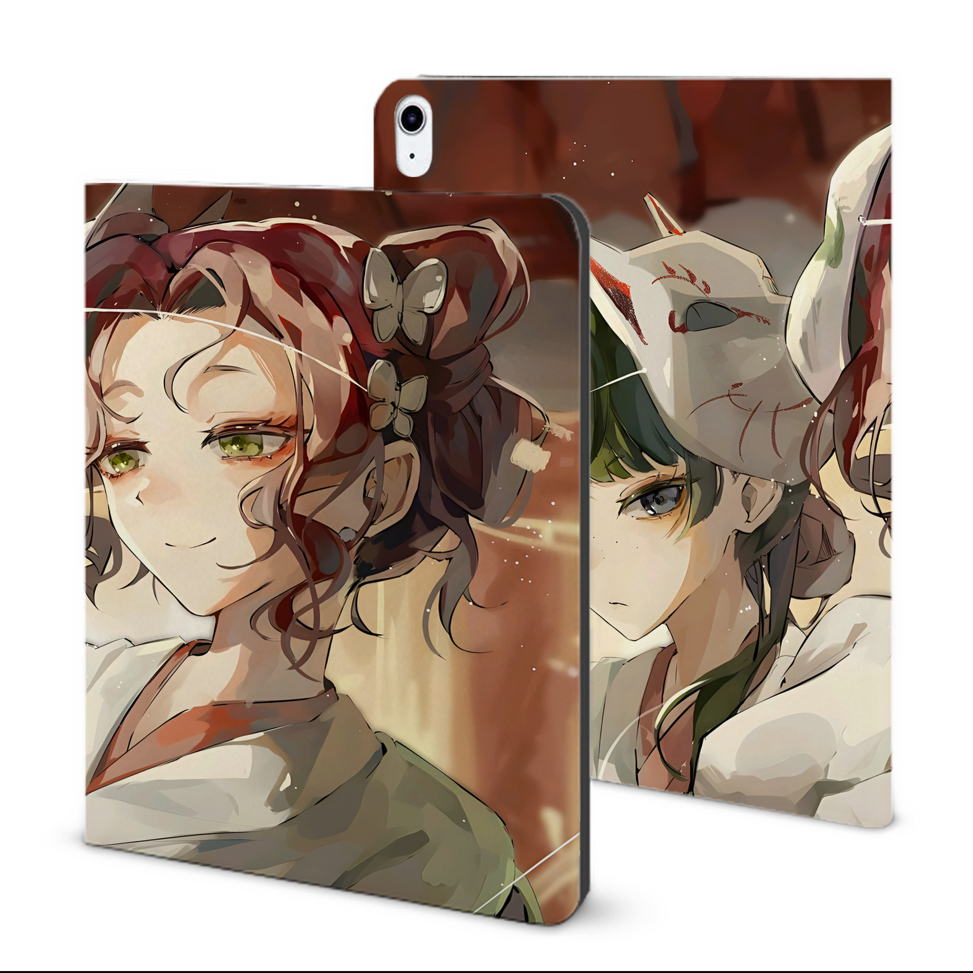 （画像用） 薬屋のひとりごと The Apothecary Diaries IPad ケース ブック型 PUレザー TPU 耐衝撃 軽量 薄型 ペン収納なし 全面保護 IPad 各モデル対応